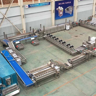 Machine automatique complète de pommes de terre sur mesure pour la ligne de production de frites surgelées