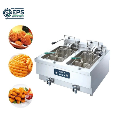 20 kg de paquetage Poids brut Compact Commercial Deep Fryer Machine pour des résultats constants