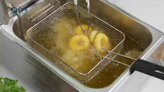 20 kg de paquetage Poids brut Compact Commercial Deep Fryer Machine pour des résultats constants