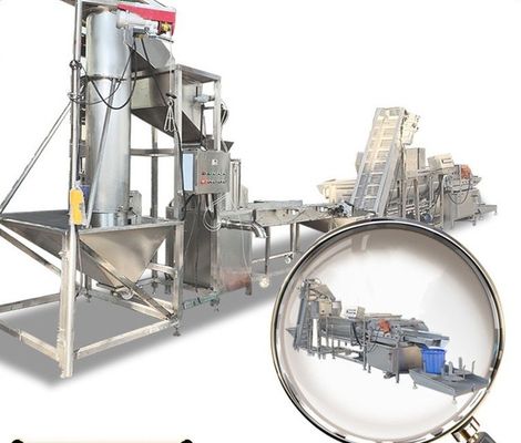 Personnalisation de l'équipement de la chaîne de traitement de la friteuse à chips de pommes de terre pour une production cohérente