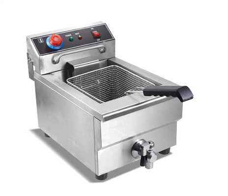 Appareil de friture en acier inoxydable de qualité commerciale