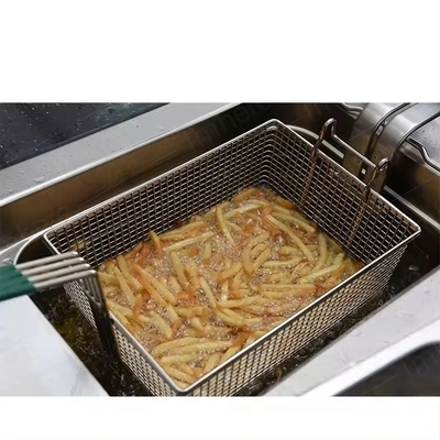 Appareil de friture en acier inoxydable de qualité commerciale