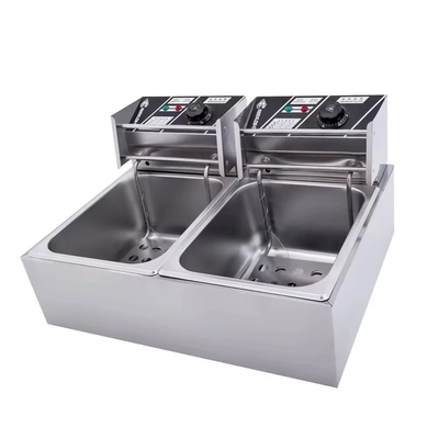 Taille de l'emballage Friteuse commerciale de 52,00 cm * 30,50 cm * 29,50 cm avec système de filtration à l'huile