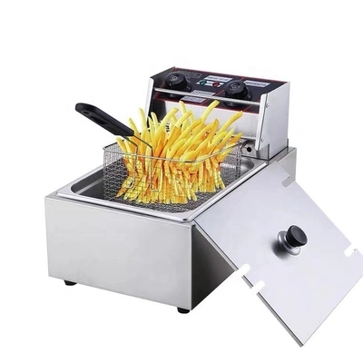 Machine à frire pour la production de collations en volume avec EPS 405X241X204mm friteuse à collations continue