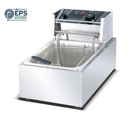 Machine à frire pour la production de collations en volume avec EPS 405X241X204mm friteuse à collations continue