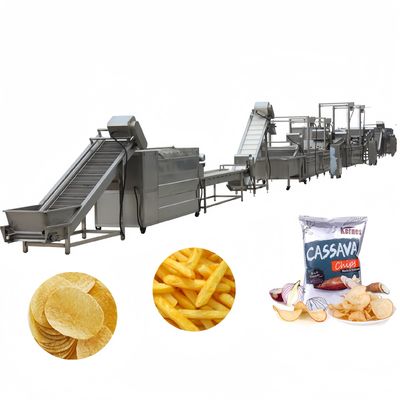 Équipement industriel de transformation des frites pour la production en vrac personnalisé et durable