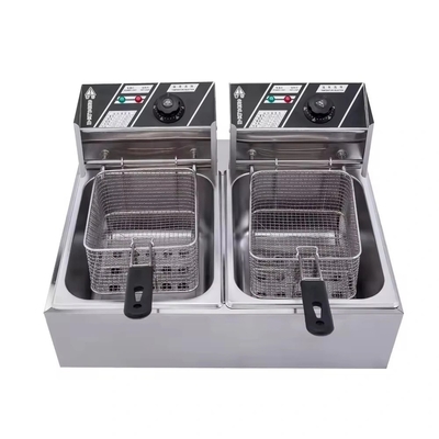 Machine à frire portable pour les entreprises alimentaires mobiles en acier inoxydable et conception compacte