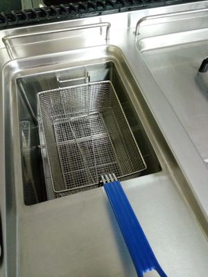 Friteuse à air programmable en acier inoxydable avec contrôle de température précis 405X241X204mm