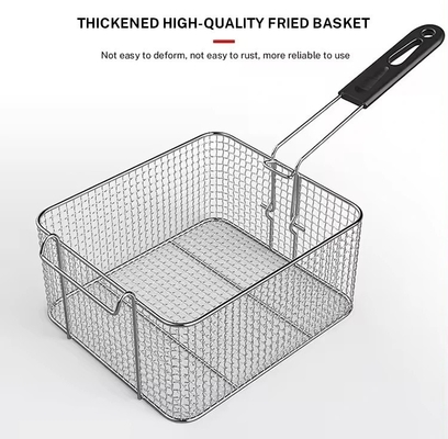 Machine de friture numérique intelligente en acier inoxydable avec des caractéristiques avancées 405X241X204mm