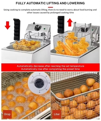 Capacité Kfc Poulet friteur contrôle Mod Bouton Paquet de taille 52,00cm * 30,50cm * 29,50cm