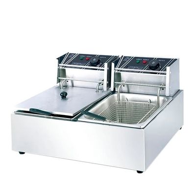 Machine à frire à la friteuse pour les chips, les noix et les collations 20 kg