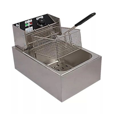 Contrôle de bouton 2.5L machine à frire en acier inoxydable pour un contrôle précis de la température