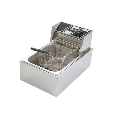 Contrôle de bouton 2.5L machine à frire en acier inoxydable pour un contrôle précis de la température