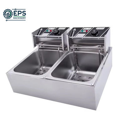 52.00cm * 30.50cm * 29.50cm Appareils de friture à commande de boutons pour l'industrie des machines alimentaires