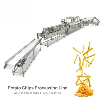 Équipement de traitement thermique personnalisé pour la production en vrac de frites industrielles