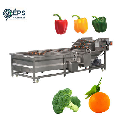 Machine à laver industrielle de fruits et légumes personnalisable pour la transformation à grande échelle