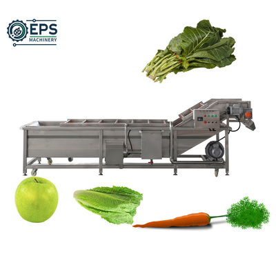 Machine à laver à bulles de fruits et légumes en acier inoxydable personnalisée