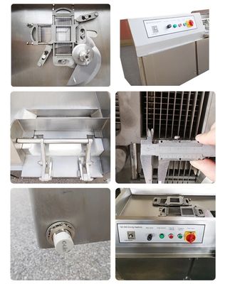Machine électrique personnalisée de découpe de viande congelée pour les côtes de poulet de brebis en morceaux 500 kg