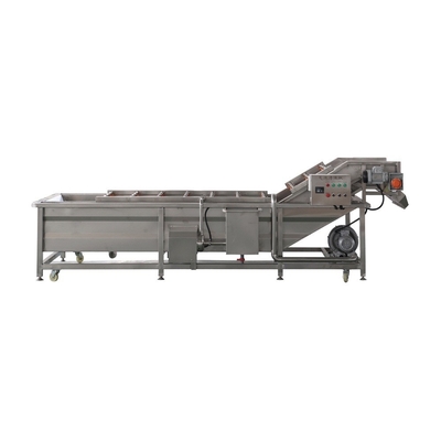 Équipement de lavage de salade de légumes et de fruits avec une capacité de 1500 kg/h et une tension de 110V à 380V