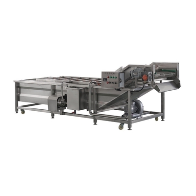 Équipement de lavage de salade de légumes et de fruits avec une capacité de 1500 kg/h et une tension de 110V à 380V