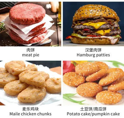 Machine de fabrication de hamburgers et de pâtisseries à base de pommes de terre à traitement thermique dotée d'une technologie de pointe