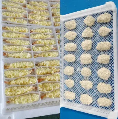 380V machine automatique de revêtement de tempura pour les fruits de mer et les légumes