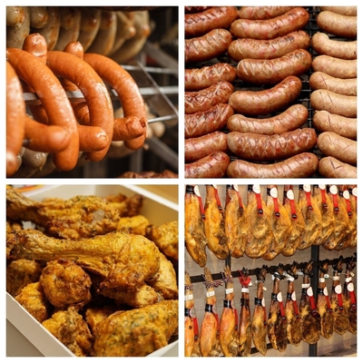 Fornoir de fumage de viande en acier inoxydable certifié CE Idéal pour les applications de fumoirs