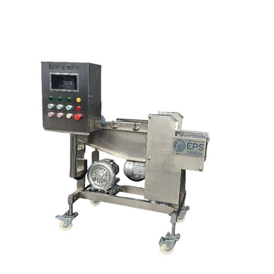 Machine automatique de transformation thermique des hamburgers avec applicateur Tempura Batter