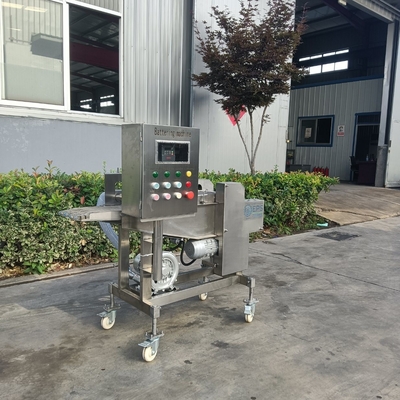 Traitement thermique de poulet de maïs soufflé coupes et nouilles batterie machine fabricant personnalisé