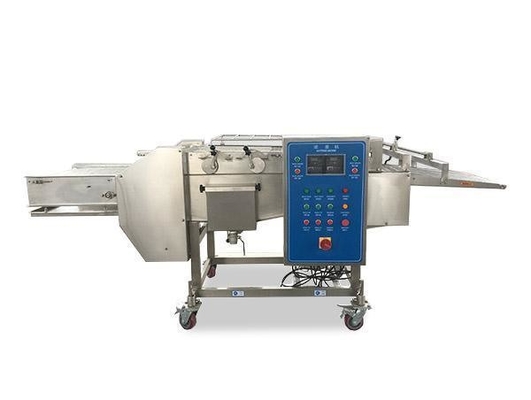 Traitement thermique machine automatique de battage de crevettes Tempura pour le revêtement à grande échelle