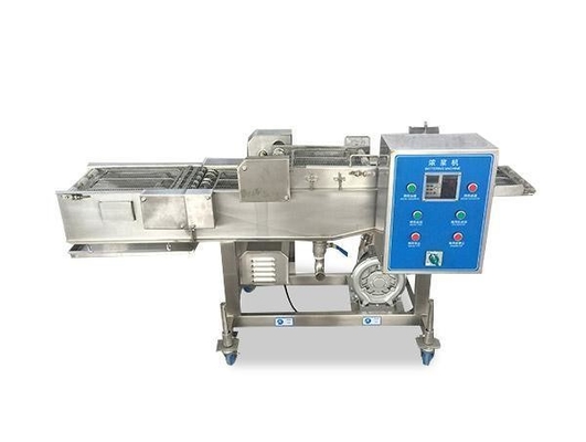 Machine automatique de battage automatique de viande de poisson et de pépites pour traitement thermique