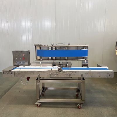 Coupeuse de viande congelée en rouleau en acier inoxydable entièrement automatique avec traitement thermique