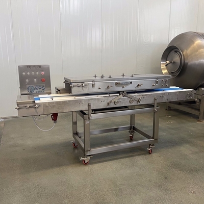 Coupeuse de viande à traitement thermique pour couper efficacement les saucisses de bœuf et de poulet et plus encore