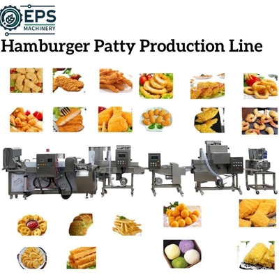 Une ligne de transformation mini-burger personnalisée et une meuleuse à viande pour une efficacité optimale