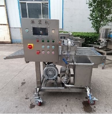 Applicateur de revêtement pour le broyeur de viande et la machine de painage pour le traitement thermique