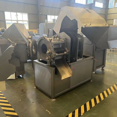 Coupe en bandes Traitement thermique Coupeuse de viande congelée pour aliments surgelés et transformation