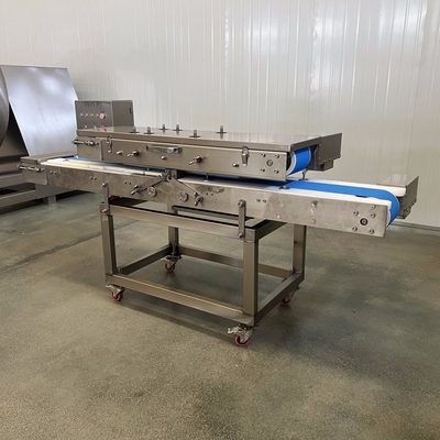 Machine à découper des bandes de viande congelée avancée sans effort et précise pour la transformation de la viande
