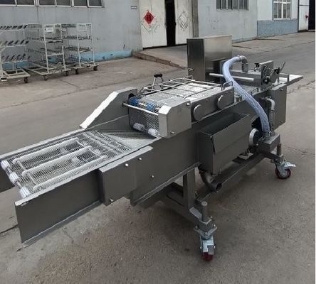 Traitement thermique personnalisé boulettes de viande amidon bagues d'oignon batterie machine de revêtement