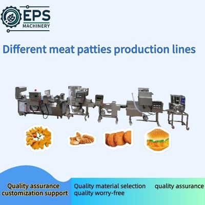 Voltage personnalisable ligne de production et de formage entièrement automatique de hamburger de bœuf