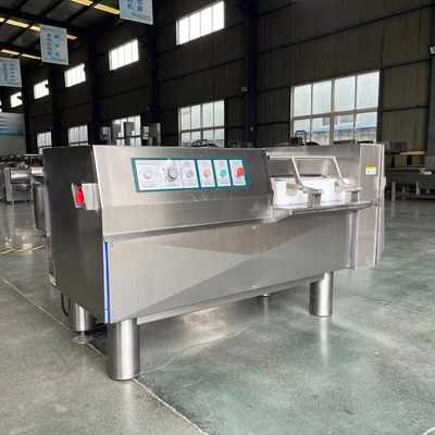 Machine à découper des cubes de porc congelés en acier inoxydable Machine à découper des tranches avec une puissance de 3 kW