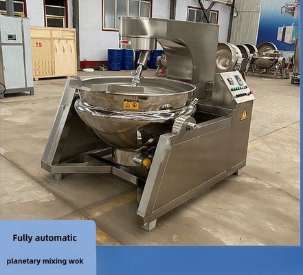 Machine électrique à inclinaison pour la cuisson de la sauce au poivre noir, mélangeuse avec régulateur et agitateur