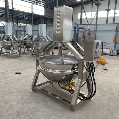 Source d'alimentation électrique Mélangeur de cuisson à inclinaison avec remplissage industriel Bouilloire de cuisson