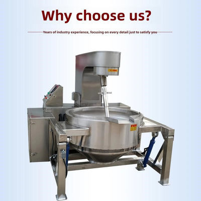 Mélangeur pour l'approvisionnement industriel machine automatique de transformation des aliments cuisson au gaz bouilloire à chaud