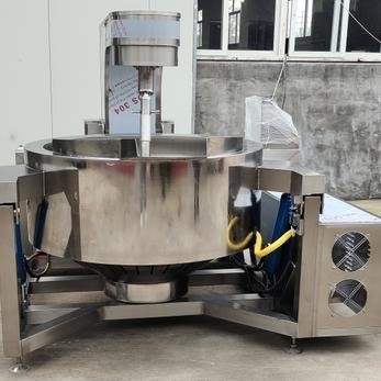 Pâtisserie à grande capacité, mélangeur automatique de légumes, bouilloire industrielle pour la cuisson de viande