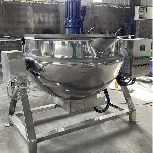 Pâtisserie à grande capacité, mélangeur automatique de légumes, bouilloire industrielle pour la cuisson de viande