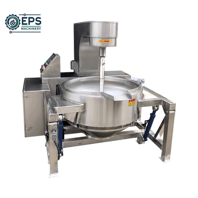 Mélangeur de cuisson industriel Pot Jacket Bouilloire personnalisée en acier inoxydable de qualité alimentaire 100L confiture