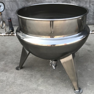 Couches de veste bouilloire industrielle de cuisson de viande à grande capacité et mélange automatique