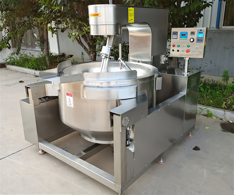Mélangeuse de bleuets à 380 V avec agitateur thermique d'huile et cuisinière automatique