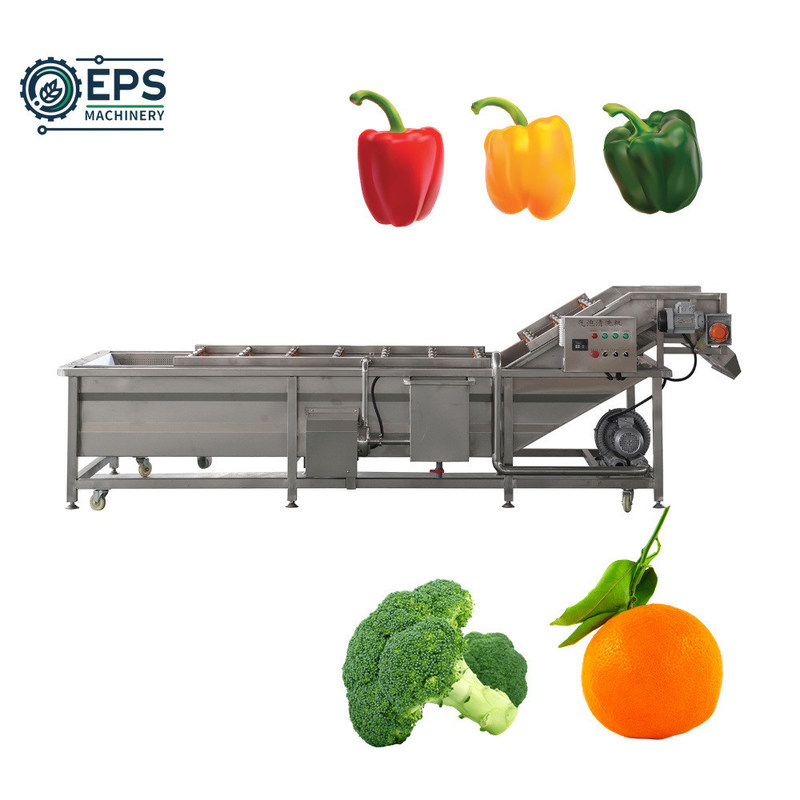 500 kg de laveuse à bulles écologique pour les légumes-racines en acier inoxydable 304
