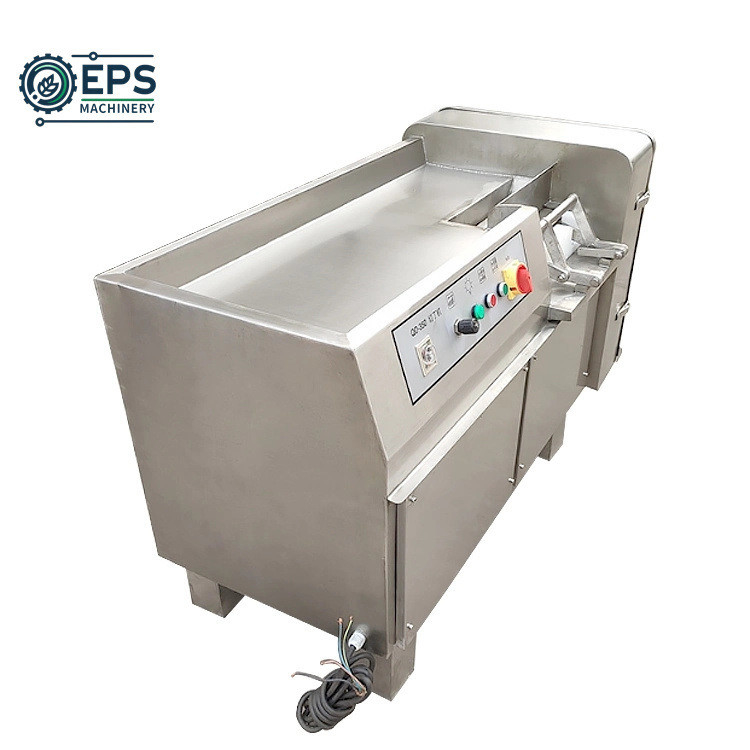 Taille de dés 14 en acier inoxydable machine à découper du porc congelé coupe-cube de viande commerciale